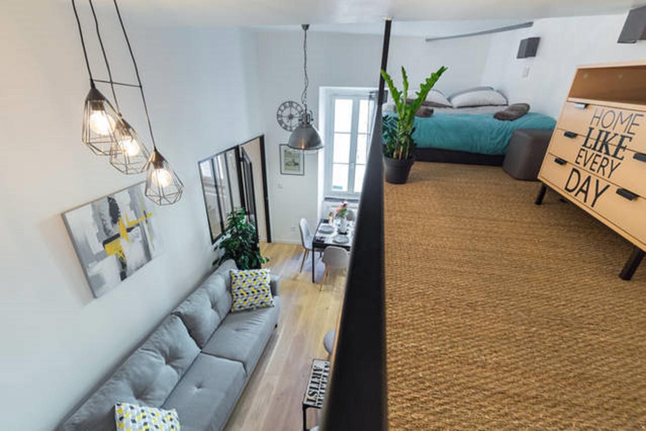 Angle Droit- Loft Charmant Et Atypique, Climatisation, Vieux-Nice Exterior photo
